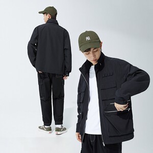 太平鸟男装工装夹克潮牌超火cec外套慵懒风男春新款痞帅欧美街头