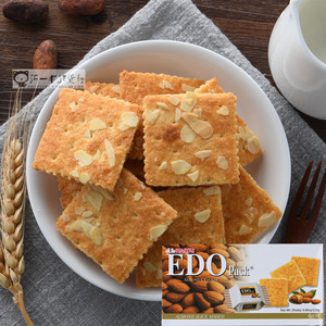 EDO pack扁桃仁味饼干133g韩国进口杏仁味酥性饼干独立小包装零食