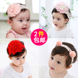 婴儿童发带头饰 /宝宝发饰头带/韩国版女婴头花0-1岁百天可爱包邮
