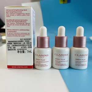 3个打包 专柜小样 娇韵诗透亮焕白淡斑精华7ml 光芒小瓷瓶 美白