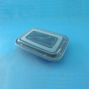 爵士兔88780一次性美式快餐盒餐具150套饭盒注塑碗1000ml