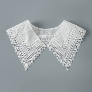 diy手工蕾丝领韩版百搭假领女夏季配裙小披肩领口装饰领花边辅料