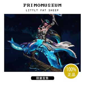 先行10抵30 月夜战神 泰兰德 觉醒工作室 魔兽世界 1/4 雕像