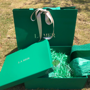 la mer海蓝之谜专柜包装袋手提袋精华眼霜面霜套装礼品空礼盒纸袋