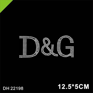 字母烫钻图案贴 服装辅料配件diy水钻t恤胸前成品大烫钻b88