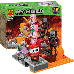 冥界之争lego乐高21139儿童拼插小颗粒积木益智我的世界博乐10808