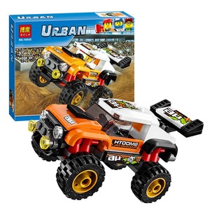 兼容乐高60146城市系列巨轮特技卡车男女孩积木益智玩具礼物lego