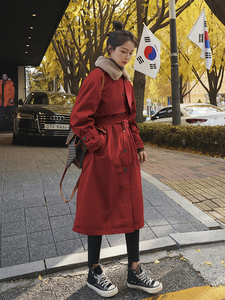Lecea Alice棉衣女中长款2024冬季新款韩版时尚宽松气质棉服外套
