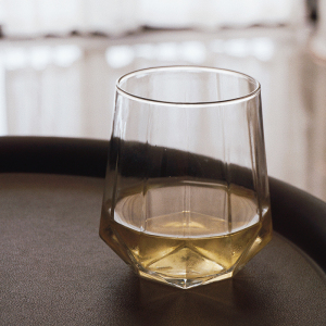 特色个性创新无铅玻璃杯家用水杯拿铁果汁酒吧威士忌棱角进口酒杯
