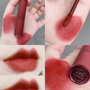 3ce丝绒雾面唇釉红梨色speakup不掉色沾杯口红官方旗舰店正品韩国