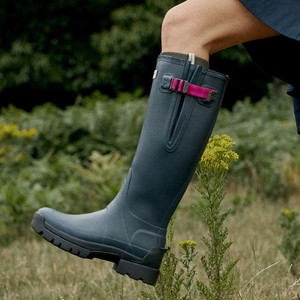 美国正品 hunter 新款防水长款过膝雨鞋 经典猎人厚底时尚雨靴