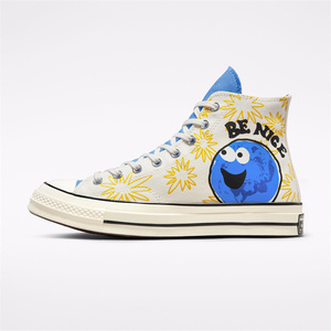 converse chuck 70 匡威22新款太阳花系列印花高帮男女情侣帆布鞋