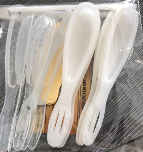 批发定制塑料蜂蜜勺10g塑料勺水果勺一次性勺子勺蜜封口勺