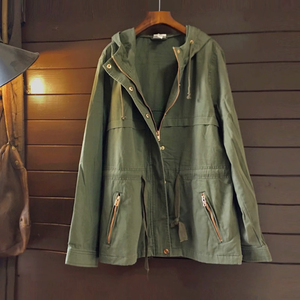 风衣女春秋欧美工装