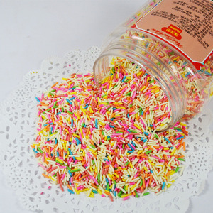 朱古力彩针巧克力甜甜圈彩糖针可食用糖珠生日蛋糕冰淇淋装饰600g