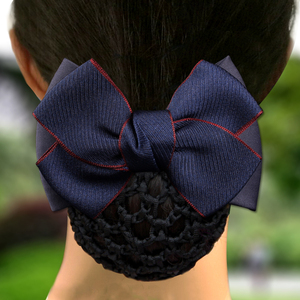 头花女 职业护士酒店 韩国优雅头饰发套盘头发饰品网兜发网空乘女