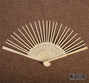 新品 和风日式 21cm小扇子折扇竹制 扇骨 骨架 可diy做手工