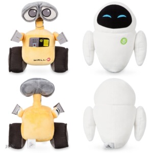 美国代购 迪士尼机器人总动员瓦力伊娃eve毛绒娃娃公仔玩具 正版