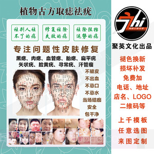 面部祛痣图海报