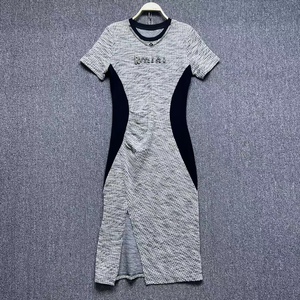 D2-2t（100%棉）专G高品质系列前开叉连衣裙（有肩垫）