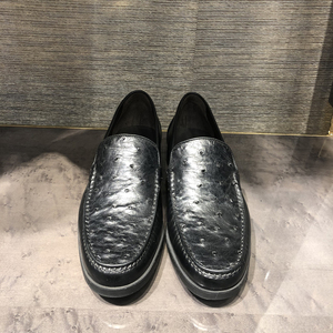 迪柯尼dikeni男鞋专柜正品 商务休闲皮鞋套脚黑色男鞋17571f037