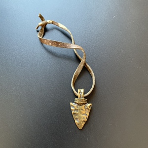 手工纯铜印第安箭头矛头汽车钥匙扣挂件黄铜复古男女个性吊坠饰品