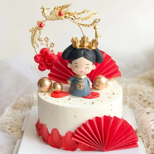 皇后娘娘宫廷风女士送妈妈母亲节鲜动物奶油生日蛋糕北京同城配送