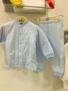 丽婴房儿童服装冬款保暖内衣-加棉（夹棉）家居服棉衣裤套装套装