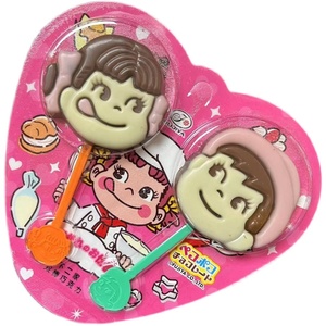 不二家双棒巧克力2支装24g网红日本进口巧克力棒棒糖儿童零食