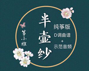 半壶纱古筝曲谱