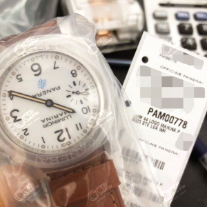 【 ccr 】沛纳海panerai luminor pam00778 白盘精钢皮带 44mm