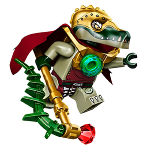 乐高lego 气功传奇 人仔 loc023 鳄灵王 crominus 70006 70014