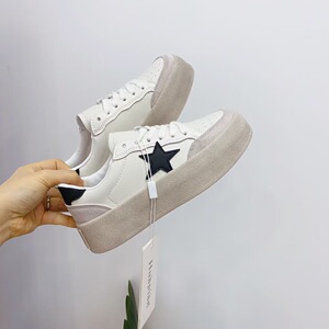 五角星小白鞋韩版