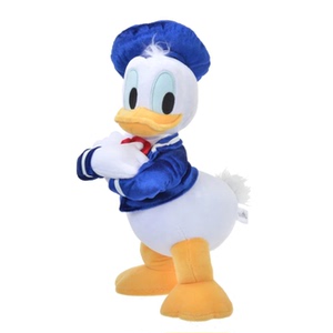 日本迪士尼disney唐老鸭 唐纳德 毛绒 公仔 玩偶 style