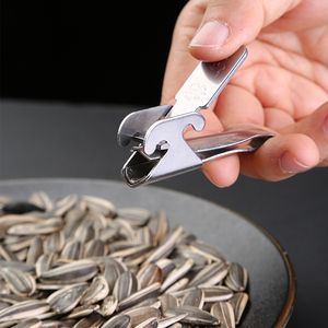 不锈钢剥瓜子器松子开口器家用剥壳拨花生夹子磕瓜子器瓜子钳