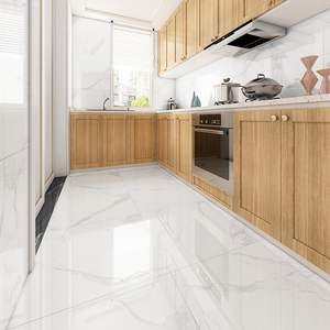 加白柔光亮光爵士白墙砖厨房大理石瓷砖300x600卫生间砖白色地砖