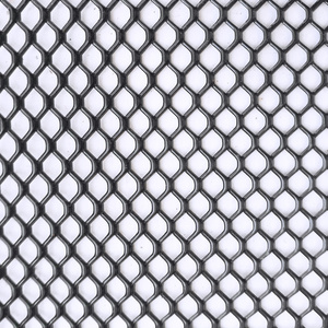拉伸钢板网 菱形 黑色 冲压 小孔 通风 过滤 墙面装饰网 铝网厂家