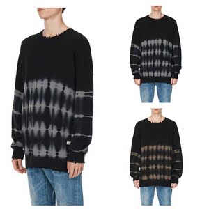 izzue 饰磨边扎染设计针织衫毛衣21秋冬男小囧妹国内正品代购4106