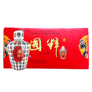 2005年产46度泸州国粹酒半斤装整箱12瓶平均挥发10%左右慎拍金币