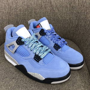 union la aj4黑蓝男女天蓝白帆奥利奥大巴黎电母白水泥鞋带扁裤裆里