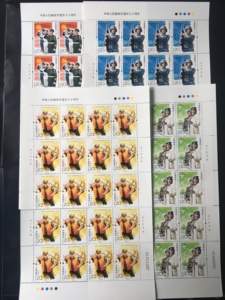 【天龙集藏】 2007-21 建军八十周年 邮票大版 完整版全品