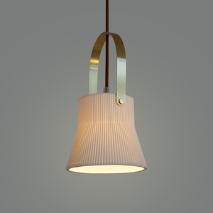 床头卧室黄铜小吊灯创意个性美式复古设计师装饰陶瓷艺术单个吊灯