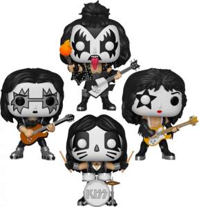 kiss摇滚乐队系列  公仔手办摆件周边