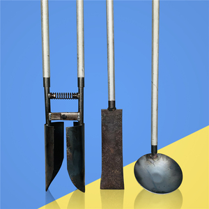 对铲子夹锹掏土挖坑电力施工具挖洞神器电杆勺子洛阳铲打洞电线杆
