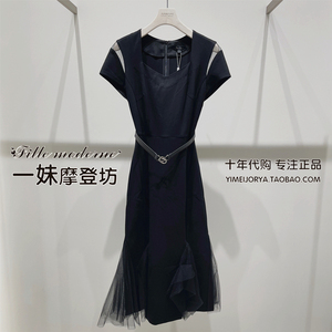 巨式国际gs 2022夏季女装新款专柜正品 o520901b连衣裙3380