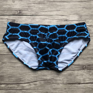 男士泳裤青年低腰性感紧身防尴尬三角泳裤泳装 游泳装备温泉泳衣