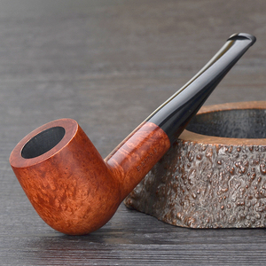 日本进口tsuge拓植正品石楠木烟斗estar-9喷砂斗弯式麻面66-40986