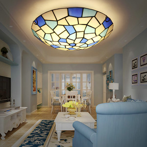 浪漫温馨酒吧餐厅咖啡厅蒂凡尼地中海吸顶灯卧室灯走廊灯阳台灯具