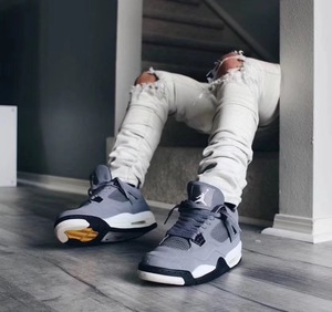 air jordan 4 cool grey aj4 2019酷灰麂皮灰老鼠 308497-007