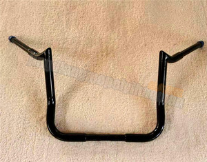 适用哈雷街道滑翔大滑翔路王改装羊角把高把车把25mm